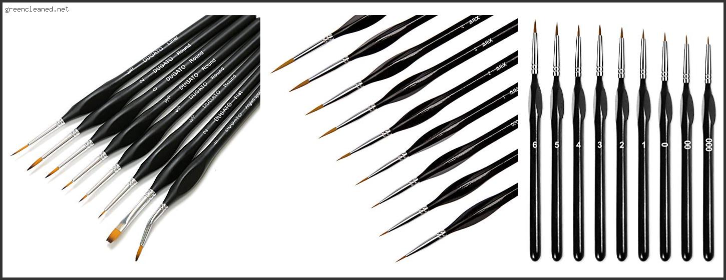 Best Detail Brushes For Acrylic Painting