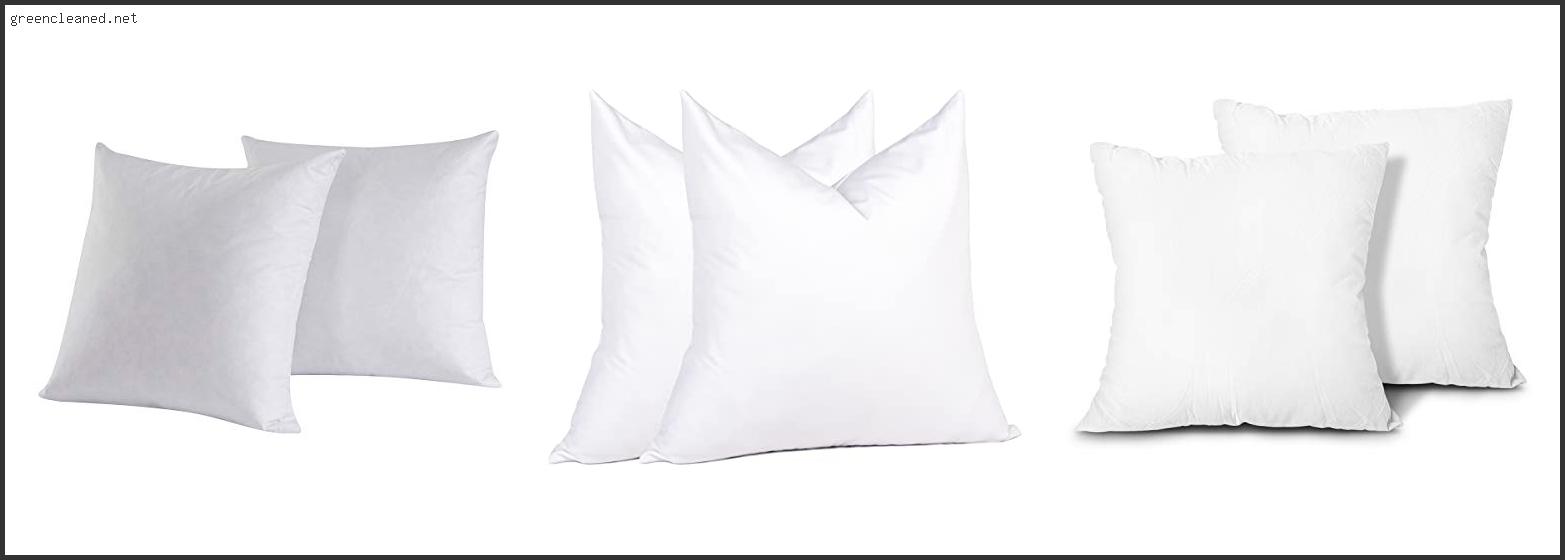 Best Down Pillow Inserts