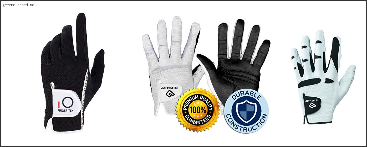 Best Golf Gloves For Grip