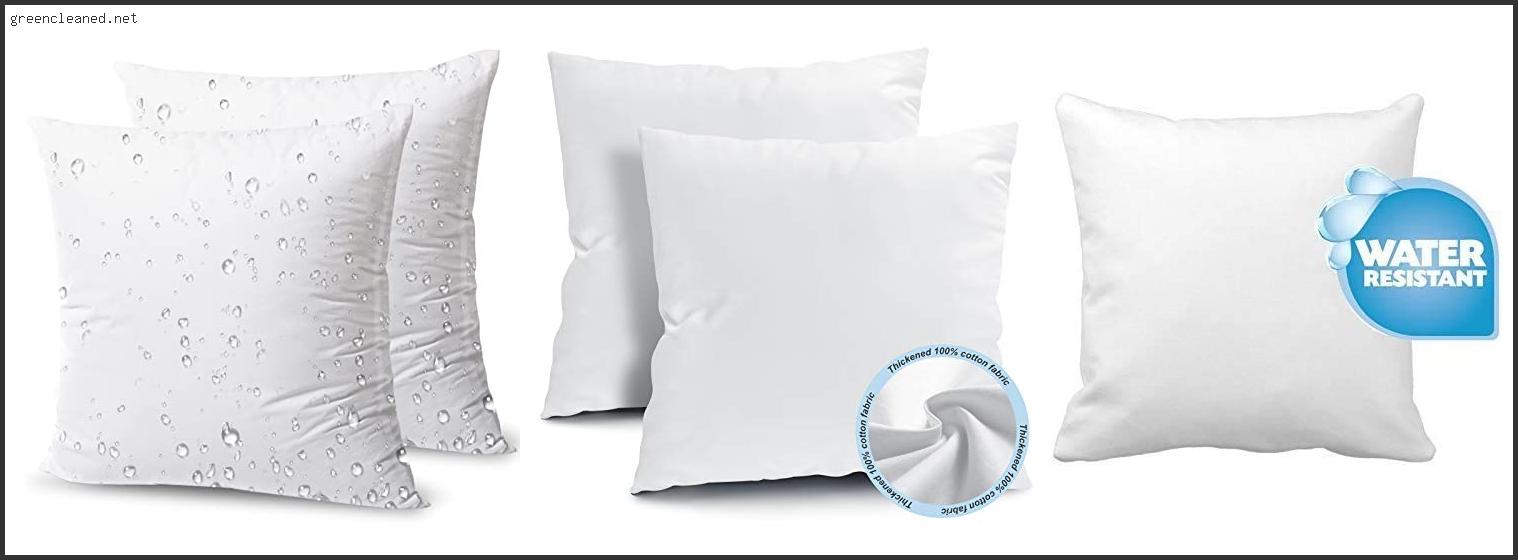 Best Outdoor Pillow Forms