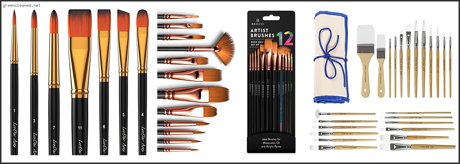 Best Brushes For Acrylic Painting On Canvas