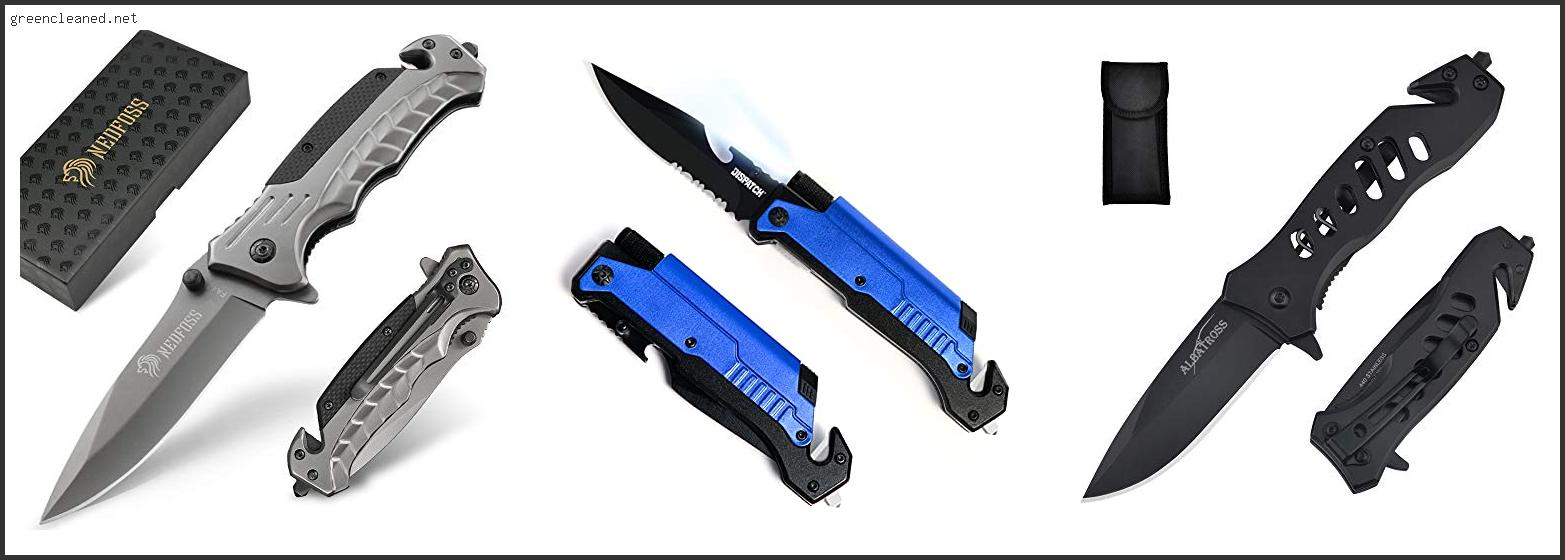 Best Knife With Glass Breaker And Seatbelt Cutter