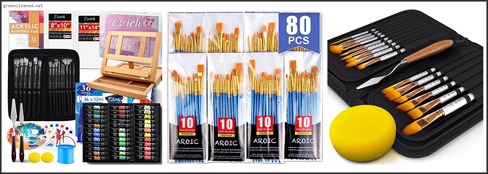 Best Acrylic Paint Brushes For Beginners