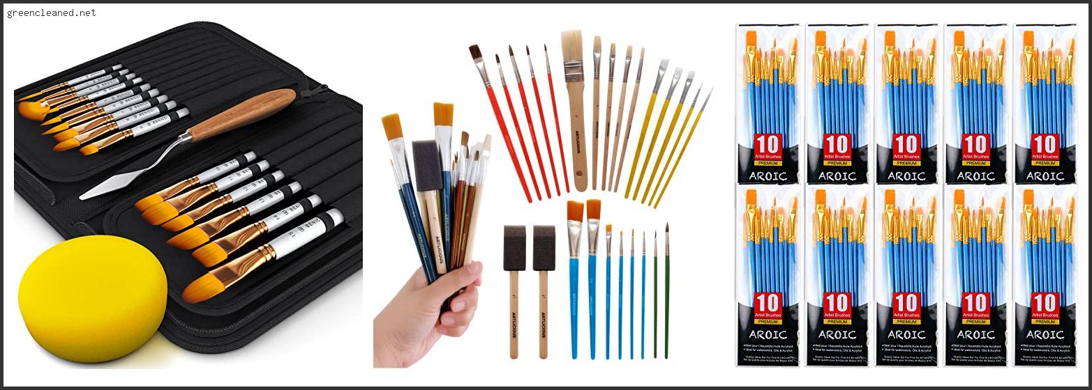 Best Paint Brushes For Canvas