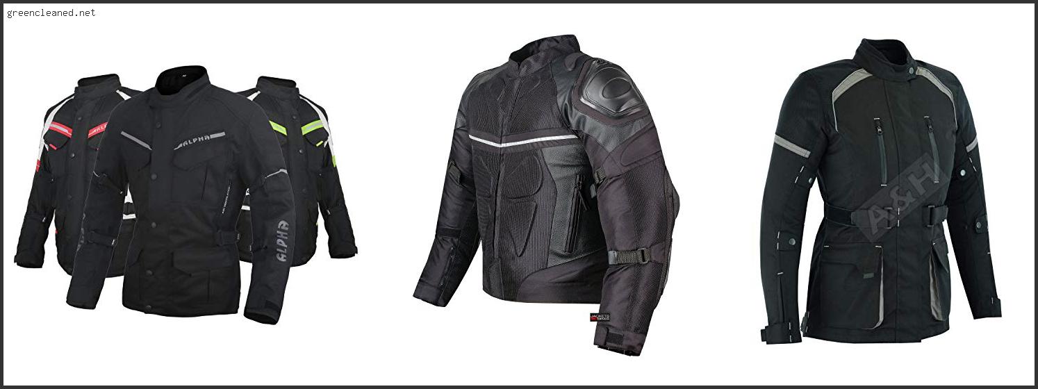 Top 10 Best Motorcycle Touring Jackets Reviews For You - GREEN CLEANED