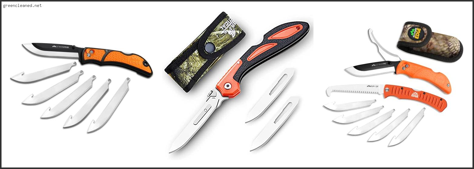 Best Replaceable Blade Hunting Knife