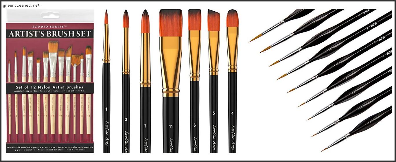 Top 10 Best Paint Brushes For Acrylics Based On User Rating