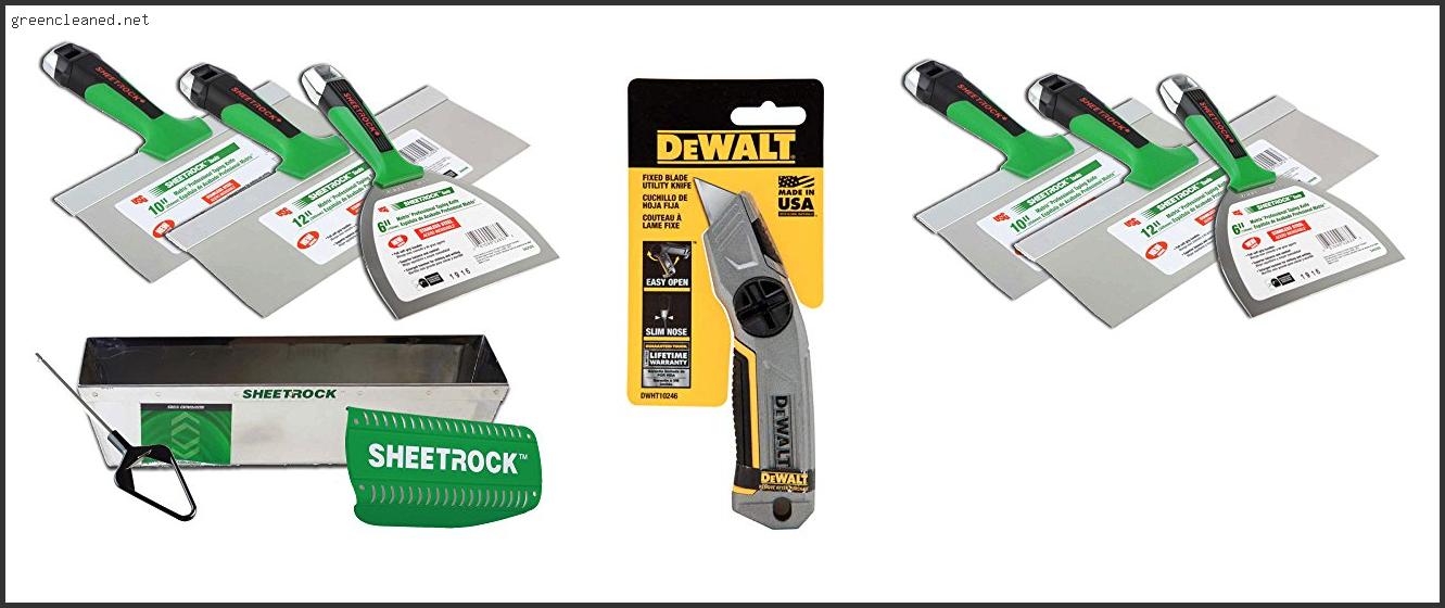 Top 10 Best Sheetrock Knife Based On Customer Ratings