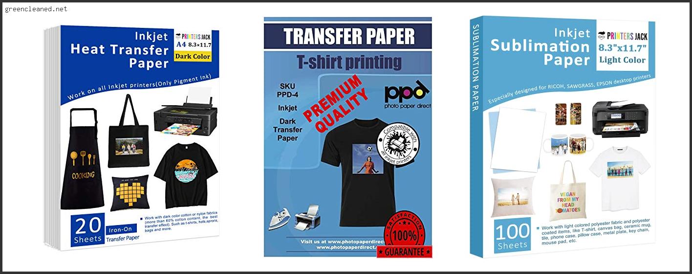 Best Printers For Transfer Paper