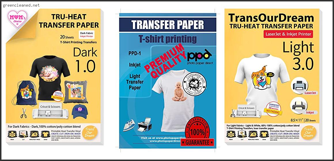Best Heat Transfer Paper For Inkjet Printers